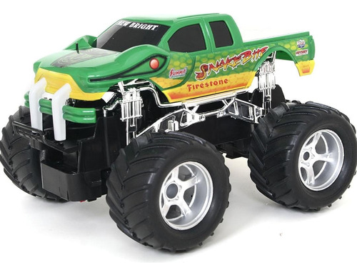 Vehículo Rc New Bright Monster Trucks Snake Bite Escala 1:24