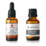 Kit Blanqueador Ácido Glicólico + Fórmula Retinol Lidherma 