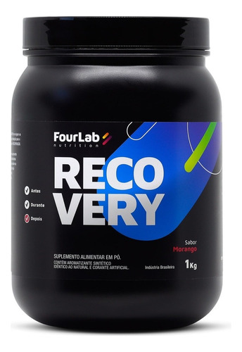 Recovery Pos Treino Fourlab 1kg Sabores Leitinho Ou Morango