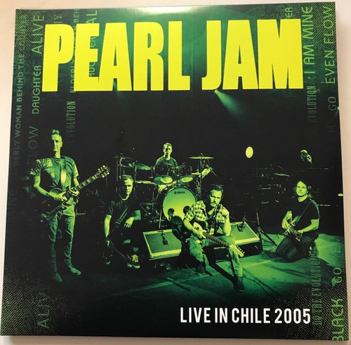  Vinilo Pearl Jam Live In Chile 2005 1lp Nuevo Y Sellado