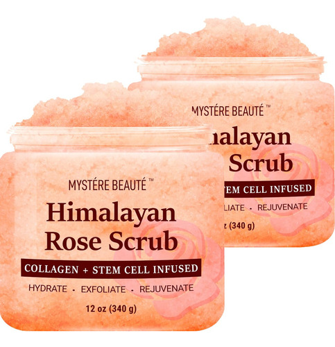 Mystere Beaute Exfoliante Corporal De Sal Del Himalaya De 12