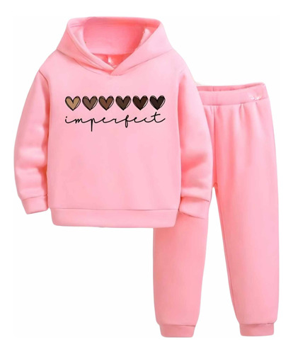 Sudadera Niña Incluye 2pz Sudadera Y Pans Mod Heart Love