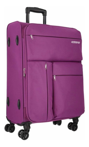 Maleta American Tourister New Rio 2at Pink, Tsa, Mediana