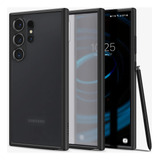 Capa Spigen Ultra Hybrid Matte Black Para Samsung S24 Ultra