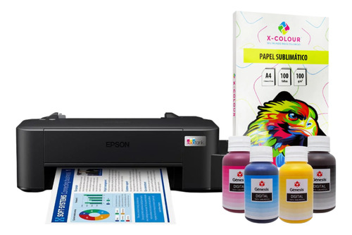 Impressora Sublimática Epson L121 + Kit De Tinta Genesis