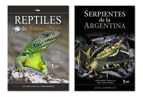 Reptiles De Buenos Aires + Serpientes De La Argentina - Lbn