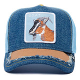 Gorra Goorin Bros Goat Silky Roots Denim 100% Original