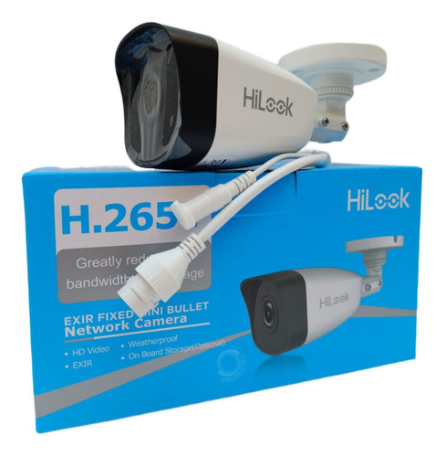 Cámara De Seguridad Hilook Ip Poe Bala 2 Megapixel