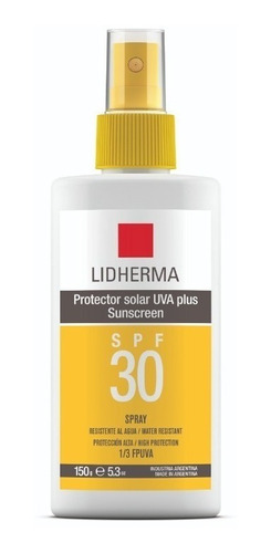 Protector Solar Uva Plus Spf 30 - Spray - Lidherma