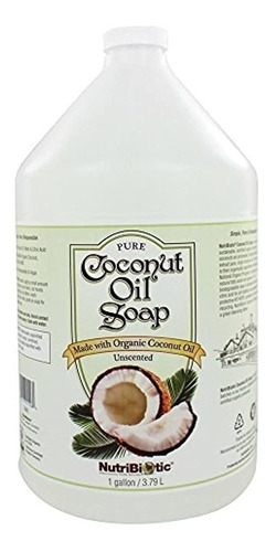 Nutribiotic  Puro Aceite De Coco Jabón Sin Perfume