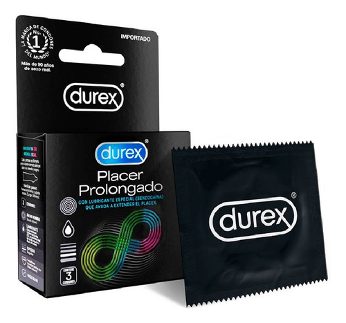 Pack De 3 De Preservativo Retardante Durex 