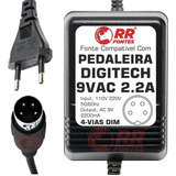 Fonte Ac 9vac 2.2a Para Pedal Digitech Rp14d Rp2000 Rp21d