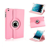 Funda Para Tablet iPad Mini 4/5 Rosada Prot Complet Gira 360