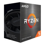 Processador Gamer Amd Ryzen 5 5600x 100-100000065box  De 6 Núcleos E  4.6ghz De Frequência Sem Gráfica Integrada