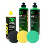 Kit 3d Aca 16oz Pulido + Protección + Pads 5  - 3d