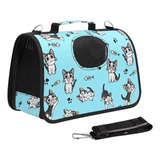 Bolso Transporte Gato Perro Mochila Para Trasporte Mascota M