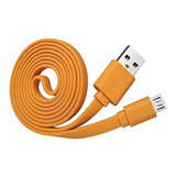 Cable Cargador Scovee Jbl Inalámbrico Compatible -naranja