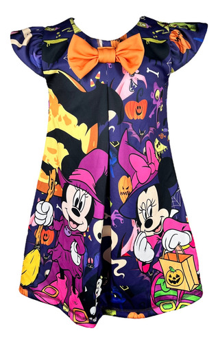 Vestido Batita Casual Minnie Mouse