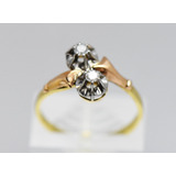 Anillo Art Noveau Oro 18k-platino 950 Brillantes