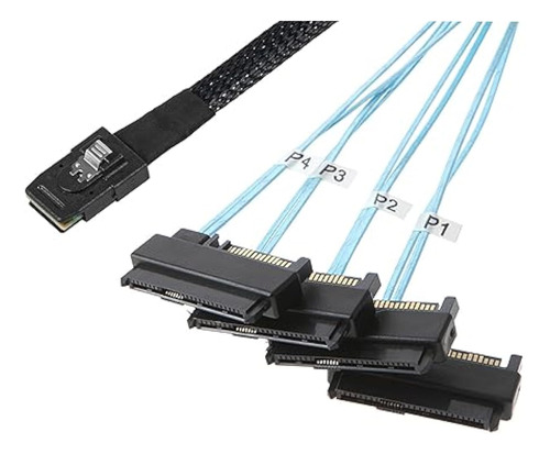 Heretom 2pcs Mini Sas Interno 36 Pin Sff-8087 A 4x Sff-8482