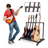 Soporte Plegable Para Guitarra Y Bajo Para Varias Guitarras