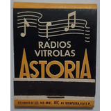 F9378 Fósforo Rádios Vitrolas Astoria Ind Radioeletrônica Br