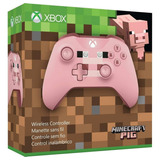 Control Xbox One S Minecraft Creeper Rosa Original Nuevo Msi