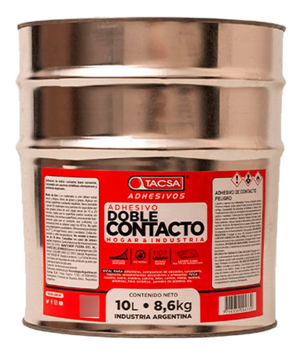 Cemento De Contacto Tacsa Hogar Industria X10 Ltrs. C