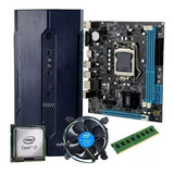 Pc Cpu Intel I7 3770 Placa H61 8gb Ssd 240gb