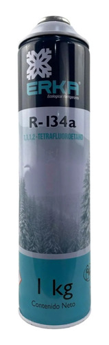 Gas Refrigerante R-134a Erka Lata 1 Kg.