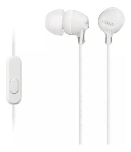 Audífonos In-ear Gamer Sony Mdr-ex14ap Blanco