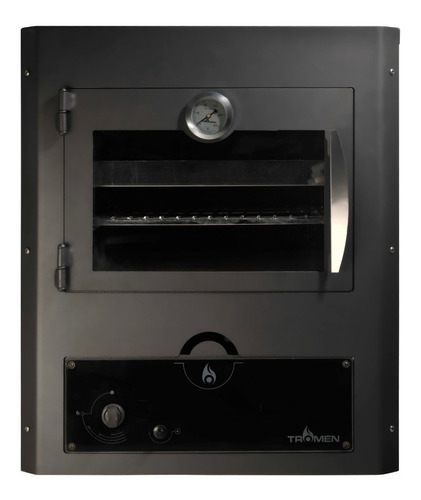 Horno A Gas Tromen Trh-g Para Embutir Insertable Color Negro