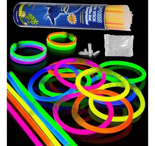 50 Pulseras Fluor Neón Tik Tok 