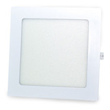 Panel Plafón Led 18w Slim Empotrable Cuadrado 22 Cm