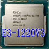 Processador Intel Xeon E3-1220 V3 De 4 Núcleos E  3.5ghz