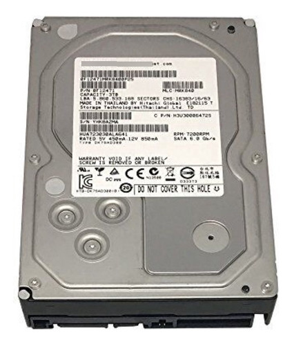 Hd Sata Hitachi 3tb 7.2k 3.5 0f12471 Hua720030ala641