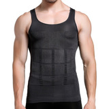 Gkvk Mens Adelgazar Cuerpo Shaper Chaleco Camisa Abdomen Sli