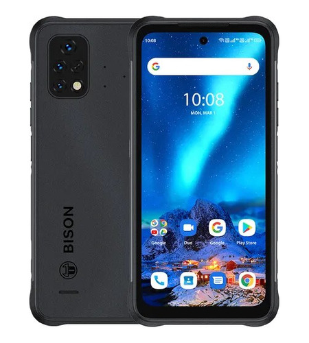 Celular Umidigi Bison 2 Pro Rugged Smartphones Teléfonos Inteligentes Resistentes Desbloqueados, 8gb + 256gb 6.5 Pulgadas Fhd + 6150 Mah 