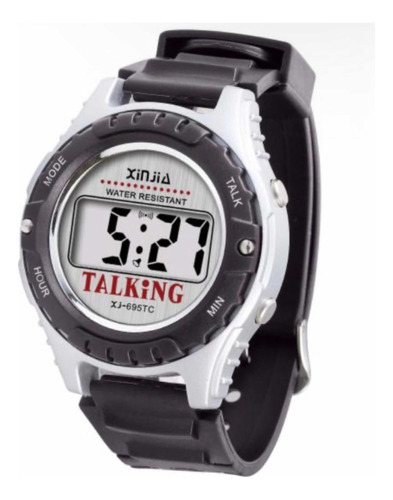 Reloj Pulsera Talking  Para No Vidente Digital Resistente