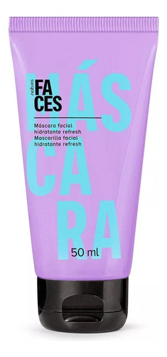 Máscara Hidratante Refresh Faces 50ml Natura Vegano