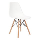 Silla De Comedor Eames, Estructura Color Blanco, 1 Unidad Color De La Estructura De La Silla Blanco