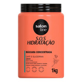 Máscara Sos Hidratação Café E Glicerina Salon Line 1kg