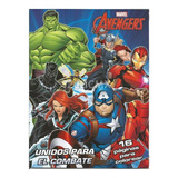 Libros Colorear Marvel Avengers 16 Pg Recuerdos Fiesta Bolo