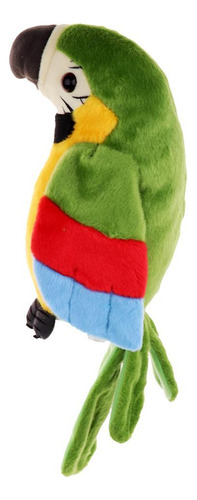 Juguete Electrónico Plush Talking Parrot, Animal De Mascota,