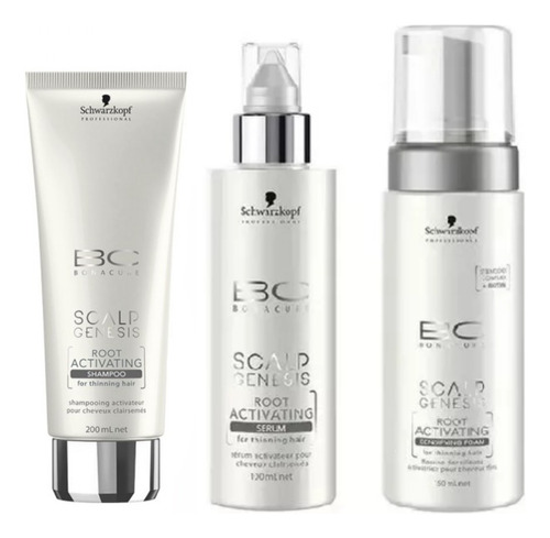 Kit Shampoo + Serum + Mousse Scalp Genesis Schwarzkopf