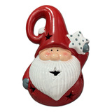 Adorno Navidad Papa Noel Ceramica Con Luz M Pettish Online