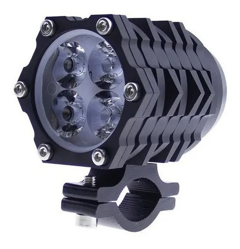 Faro Auxiliar Moto 4 Led 20w 2000 Lumens 20w  Off Road