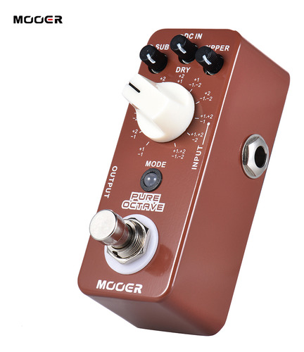 Pedal De Efectos Octave Pure Mooer Mini Modes Octave Effect