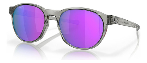 Óculos De Sol Oakley Reedmace Grey Ink Prizm Violet Cor Da Armação Cinza