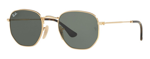 Óculos De Sol Ray-ban Rb3548n 001 54 Flat Lenses Hexagonal